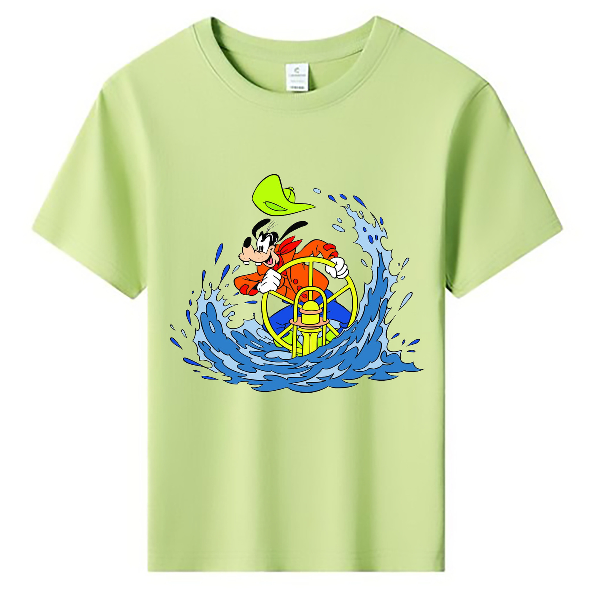 ミッキーマウス Mickey Mouse 綿100％キッズTシャツ（フロントプリント）